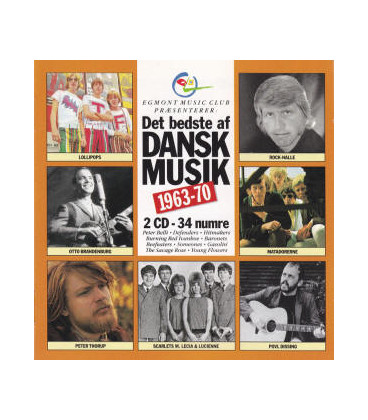 Det Bedste Af Dansk Musik 1963-70 - 2 CD - BRUGT