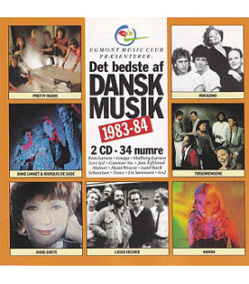 Det Bedste Af Dansk Musik 1983-84 - 2 CD - BRUGT