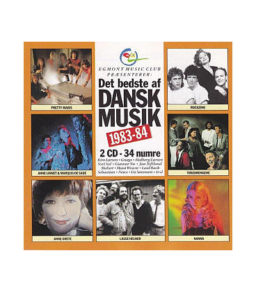 Det Bedste Af Dansk Musik 1983-84 - 2 CD - BRUGT