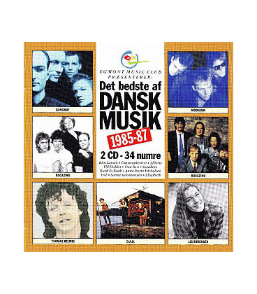 Det Bedste Af Dansk Musik 1985-87 - 2 CD - BRUGT