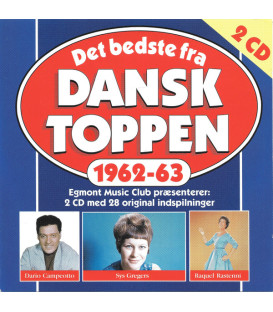 Det Bedste Fra Dansk Toppen 1962-63 - CD - BRUGT