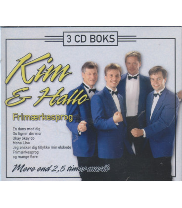 Kim & Hallo - Frimærkesprog - 3 CD - BRUGT