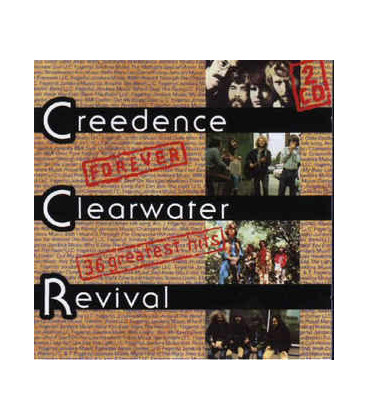 CREEDENCE CLEARWATER REVIVAL FOREVER -  36 GREATEST HITS  - 2CD - BRUGT