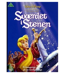 Sværdet I Stenen - Disney Klassiker - Guldnummer 18 - DVD - BRUGT