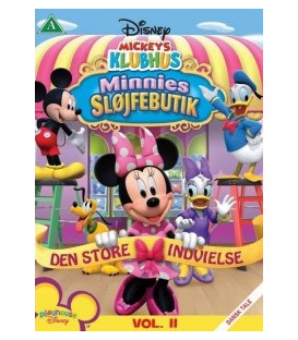 Mickeys Klubhus - Minnies Sløjfebutik - DVD - BRUGT