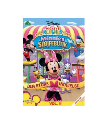 Mickeys Klubhus - Minnies Sløjfebutik - DVD - BRUGT