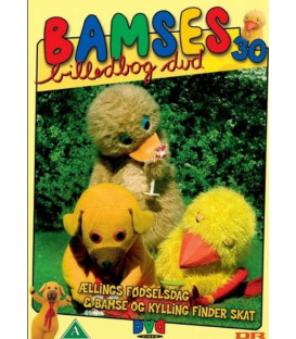 Bamses Billedbog 30: Ællings Fødselsdag + Bamse Og Kylling Finder Skat - DVD - BRUGT