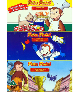 Peter Pedal: Får et job / Raketfærd / Får et trofæ - 3 DVD - BRUGT