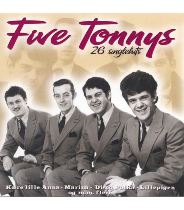Five Tonnys: 26 Singlehits - CD - BRUGT