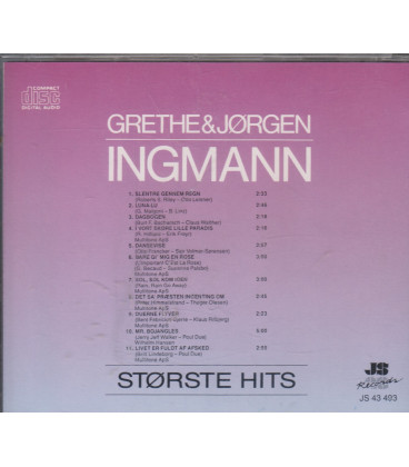 Grethe & Jørgen Ingmann - Største hits - CD - BRUGT