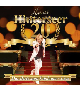 Hansi Hinterseer – 20 - Das Beste Zum Jubiläum Live - 2 CD - BRUGT