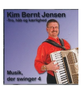 KIM BERNT JENSEN - MUSIK, DER SVINGER 4 TRO, HÅB OG KÆRLIGHED - CD - BRUGT