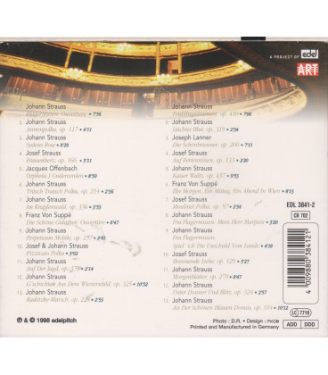 De smukkeste wienervalse fra familien Strauss - 2 CD - BRUGT