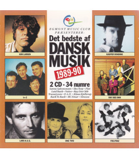 Det Bedste Af Dansk Musik 1989-90 - 2 CD - BRUGT