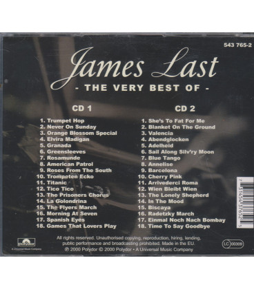 James Last - The very best of - 2 CD - BRUGT