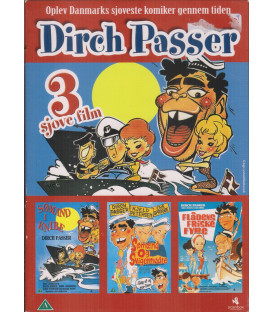 Dirch Passer 3 sjove film - 3 DVD - BRUGT