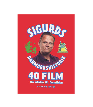 Sigurds Danmarkshistorie – 40 film - 4‑DVD - BRUGT