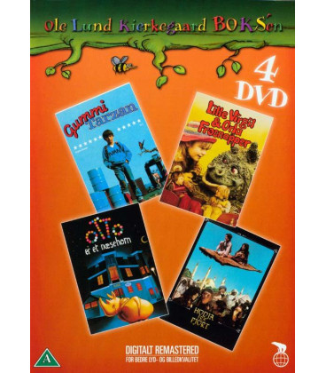 OLE LUND KIRKEGAARD BOKSEN - 4 DVD - BRUGT