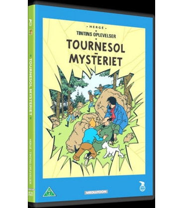 TINTIN - TOURNESOL MYSTERIET - DVD - BRUGT