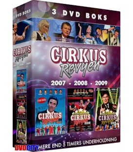 Cirkusrevyen 2007-2008-2009 - 3 DVD Boks - BRUGT
