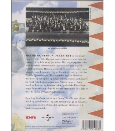 Sigurd Barrett -Sigurd og symfoniorkestret - DVD - BRUGT