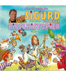 Sigurd Barret - Sigurd fortæller bibelhistorier - 2 CD - BRUGT