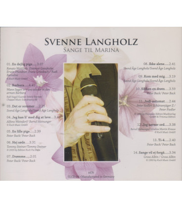 Svenne Langholz - Sange til Marina - CD - BRUGT