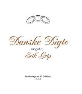 ERIK GRIP - DANSKE DIGTE - CD - BRUGT