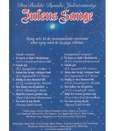 Julens Sange Med 8 Sanghæfter - CD - NY