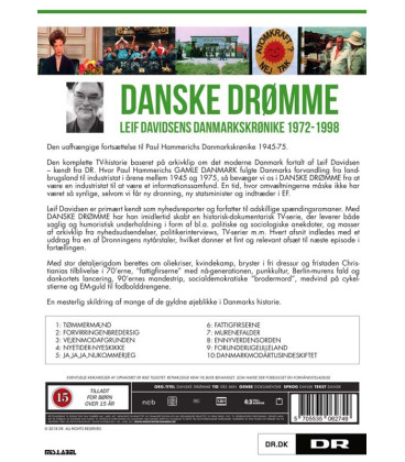 Danske Drømme: Leif Davidsens Danmarkskrønike 1972-1998 - 4 DVD - BRUGT