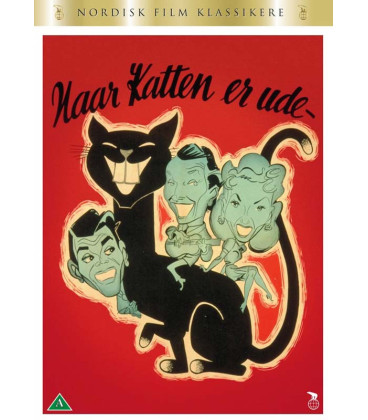 Når katten er ude / Naar katten er ude - DVD - BRUGT