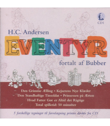Bubber - H.C. Andersens eventyr cd 1 - CD NY