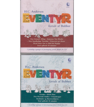 Bubber - H.C. Andersens eventyr CD 1 OG cd 2 - CD NY