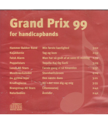 Grand Prix 99 for handicap bands - CD - BRUGT