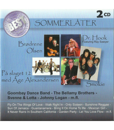 Sommerlåter - 2 CD - BRUGT