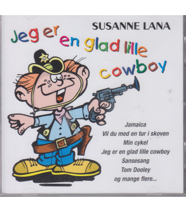 JEG ER EN GLAD LILLE COWBOY - SUSANNE LANA - CD - BRUGT