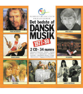 DET BEDSTE AF DANSK MUSIK 1977-80 - 2 CD - BRUGT