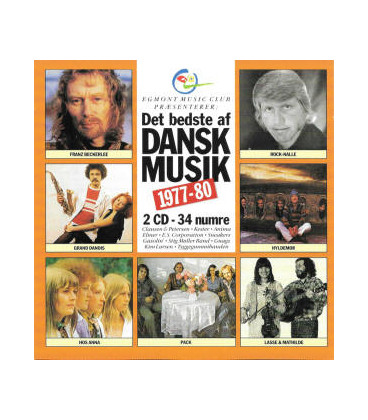 DET BEDSTE AF DANSK MUSIK 1977-80 - 2 CD - BRUGT