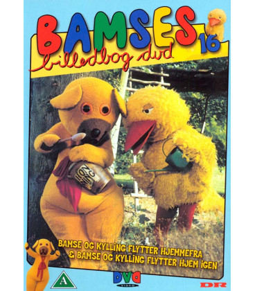Bamses billedbog 16 - Bamse og Kylling flytter hjemmefra... - DVD - BRUGT