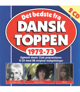 Det Bedste Fra Dansktoppen 1972-73 - 2 CD - BRUGT