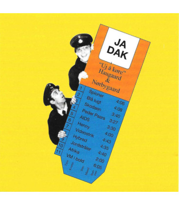 Jacob Haugaard & FinnNørbygaard – JA DAK "Uj Å Køre" - CD - BRUGT