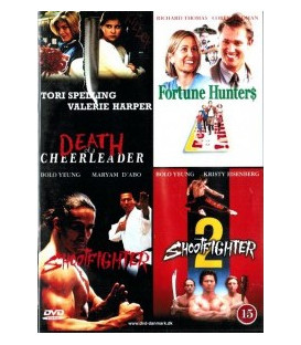Death Of A Cheerleader + Fortune Hunters + Shootfighter + Shootfighter 2 - 4 FILM - 2 DVD - BRUGT