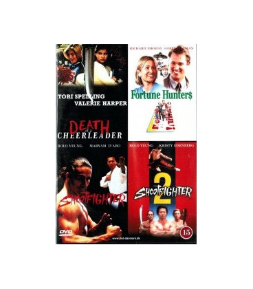 Death Of A Cheerleader + Fortune Hunters + Shootfighter + Shootfighter 2 - 4 FILM - 2 DVD - BRUGT
