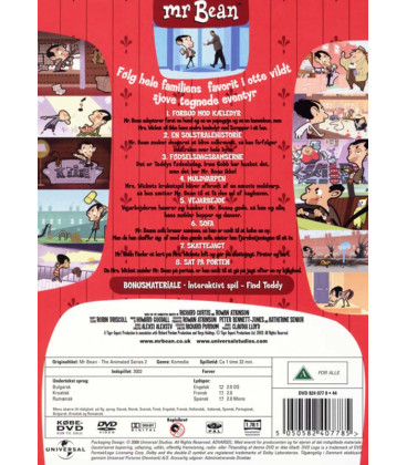 Mr. Bean Nummer 2: Otte Utrolige Eventyr (Tegnefilm) - DVD - BRUGT