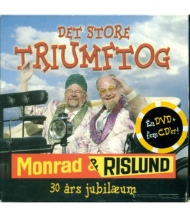 Monrad & Rislund: 30 års jubilæum - Det store triumftog - 1 DVD & 5 CD - BRUGT