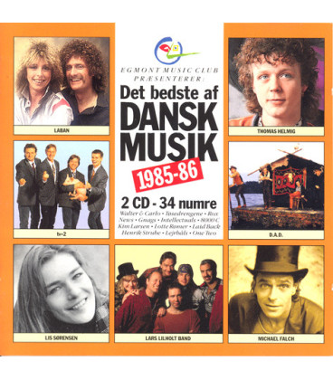 Det Bedste Af Dansk Musik 1985-86 - 2 CD - BRUGT