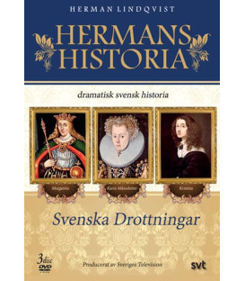 Hermans Historia - Svenska Drottningar - 3 DVD - NY
