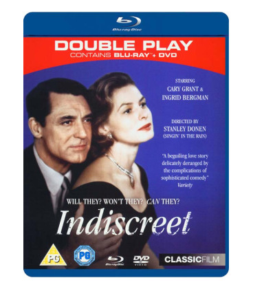 Indiscreet (Cary Grant) (Blu-ray & DVD) - NY I FOLIE