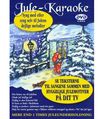 Jule-Karaoke: 9 danske julesange - DVD - BRUGT