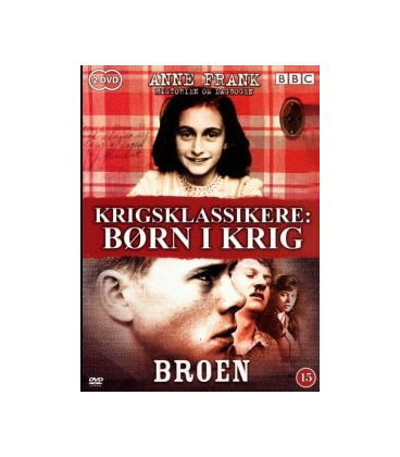 Krigsklassikere - Børn I Krig - Anne Frank / Broen - DVD - 2 FILM - NY I FOLIE